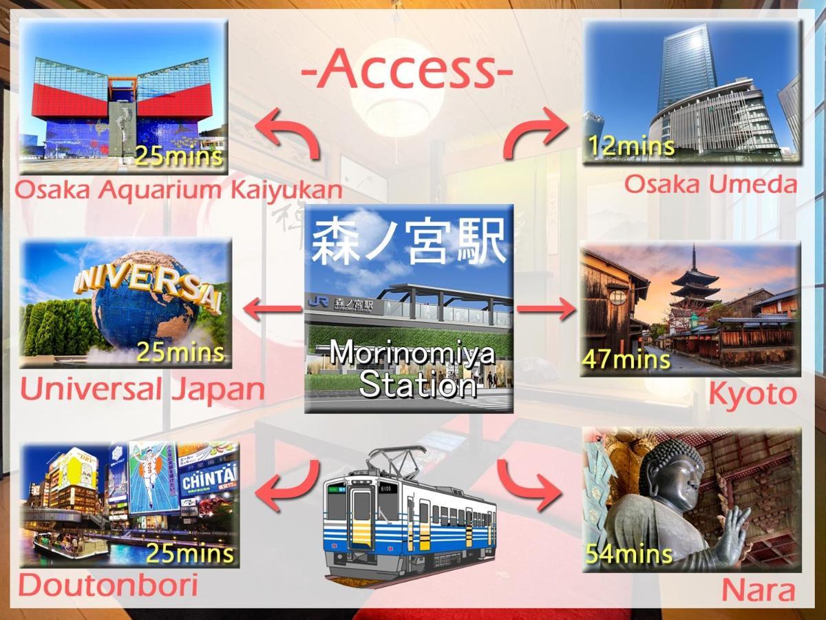 Guesthouse中道 Osaka Zewnętrze zdjęcie